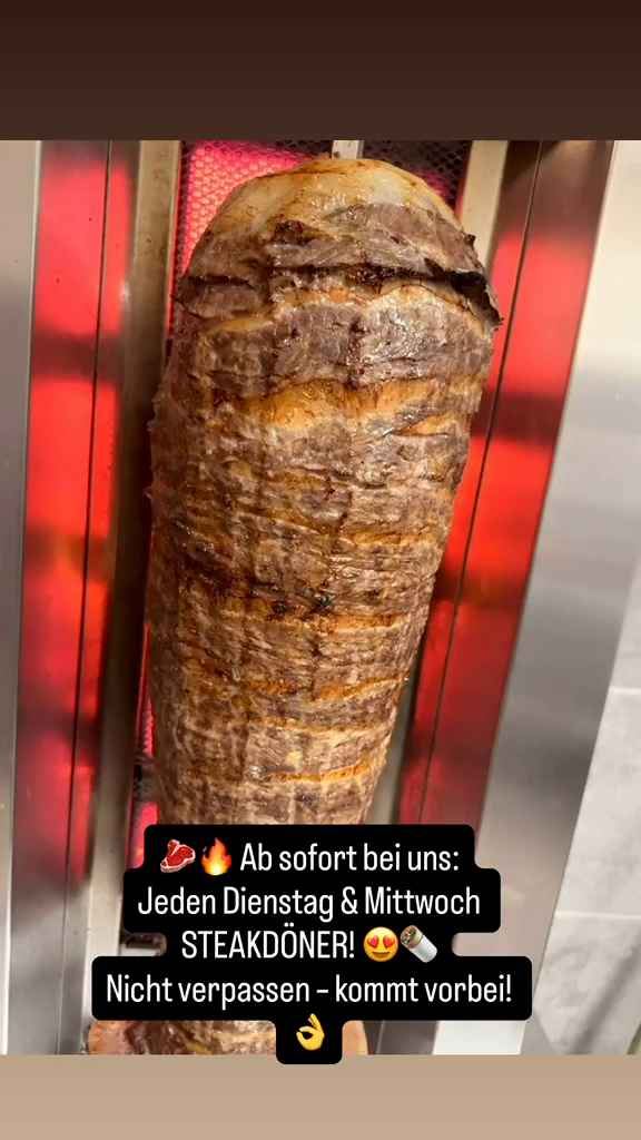 Ab sofort jeden Dienstag und Mittwoch: STEAKDÖNER! 😍🥩🥙